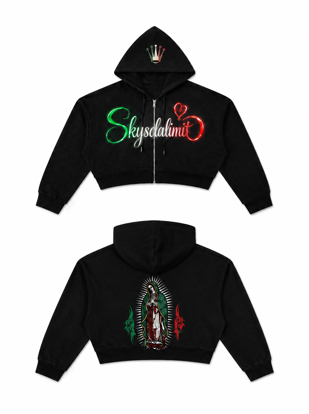 SDL - VM / Crop Hoodie